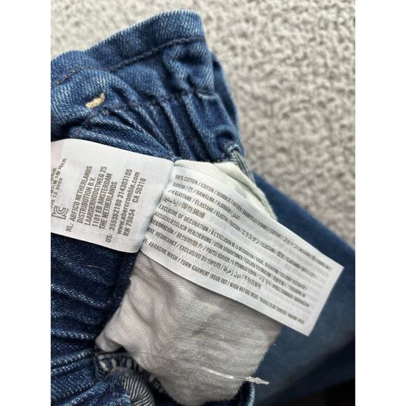 Hollister Jeans Womens 13R (31 x 27) Blue Denim Paperbag Ultra High Rise Mom - Picture 11 of 13